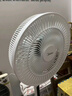 美的（Midea）【超级单品】七叶轻音立式电风扇家用柔风落地扇台式桌面小型风扇大风量节能摇头宿舍电扇 SAF30AB 实拍图