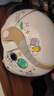 NEVA3C认证儿童头盔男女孩夏季电动车摩托车卡通可爱宝宝安全帽 A类新国标珍珠白太空梦 实拍图