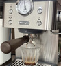 德龙（Delonghi）咖啡机 意式半自动家用15Bar泵压专业压力计 美式咖啡 快速加热技术 可调式奶泡 金属机身EM450.M 银色 小巧机身 稳定压力 定制杯量 自动关机 实拍图