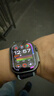 Apple/苹果 Watch Ultra 3 智能手表蜂窝款49毫米黑色钛金属表壳黑配木炭野径回环表带M/L MF1L4CH/B 实拍图