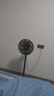 美的（Midea）【超级单品】七叶轻音立式电风扇家用柔风落地扇台式桌面小型风扇大风量节能摇头宿舍电扇 SAF30AB 实拍图