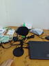 御葵D80双模动圈麦克风 D80X电脑直播话筒录音配音播客电台游戏视频会议手机收音麦有线卡农USB二合一 D80标准版+桌面支架（茶褐） 实拍图
