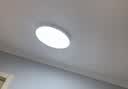 惠普精工led卧室吸顶灯三防灯超薄简约儿童书房餐厅阳台过道灯具37CM白光 实拍图