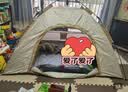 京东京造公园速开帐篷3平弹压速开防风防晒户外露营装备配防潮垫流沙金 实拍图