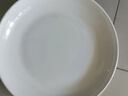 洁雅杰陶瓷盘家用白瓷盘子8英寸中式釉下彩餐盘菜盘汤盘微波炉可用6只装 实拍图