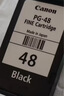 佳能（Canon）PG-48 黑色墨盒(适用E478/E478R/E3480/E418/E4280/E4580) 实拍图