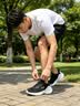361°氢跑丨男鞋夏季运动鞋子男款网面跑步鞋舒适休闲鞋361度跑步鞋 曜石黑/羽毛白 42 实拍图