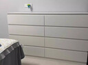 五斗柜实木储物柜客厅靠墙一体收纳柜卧室简约现代床尾置物柜斗柜 【双排八抽*加厚板材】暖白色90CM;组装 实拍图