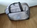 途客手提拉杆包带轮子的行李袋旅行包女大容量轻便飞机包旅行袋 灰色 实拍图