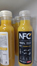 农夫山泉100%纯果汁NFC果汁300ml*12瓶缤纷礼盒(6橙汁+6芒果汁) 实拍图