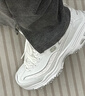 斯凯奇（Skechers）女鞋夏季小白鞋蕾丝休闲运动熊猫鞋黑色增高厚底老爹鞋 白色/WHT 38 尺码偏大，建议选小半码 实拍图