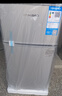 华宝小冰箱小型家用出租房用冷藏冷冻两用一级能效节能省电迷你宿舍寝室办公室二门电冰箱 【一级能效】86L银色【全国联保】 实拍图