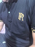 花花公子t恤男翻领夏季潮流男士短袖冰丝棉polo汗衫2026夏款高端体恤半袖T 黑色 XL 【推荐120-135斤】 实拍图