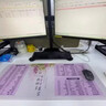 ATSCORE 显示器支架双屏 双屏电脑支架 双显示屏支架 显示器底座增高架屏幕支架 左右双屏 10-32英寸 实拍图