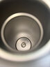 琪虎316不锈钢保温杯茶水分离男士女士大容量商务杯户外车载便携水壶 慕斯白 高颜值礼品杯 600ml 实拍图