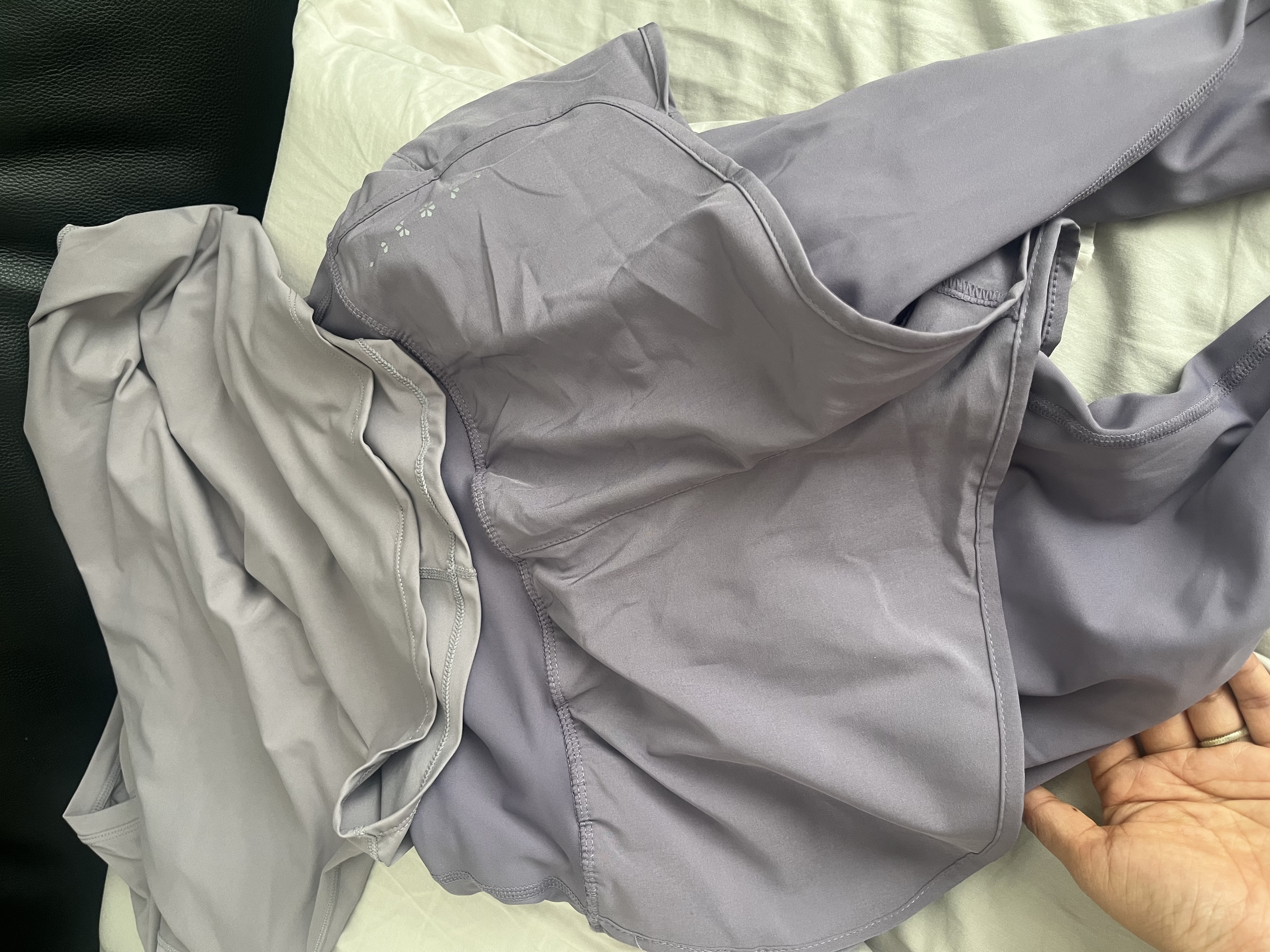 百思绒专业跑步运动套装女四季款宽松显瘦遮肉高腰暴汗不黏速干衣瑜伽服 实拍图
