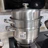 美厨（MAXCOOK）蒸锅 304不锈钢28cm二层蒸锅 加厚复底汤锅 燃气电磁炉通用MCZ828 实拍图
