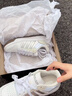 adidas ENTRAP美式校园风运动少年感复古篮球风板鞋男女阿迪达斯 白色/暗银金属/树脂黄   43 实拍图