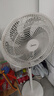 美的（Midea）【飓风节能】七叶柔风立式电风扇/家用轻音落地扇/台式小型风扇/大风力遥控定时摇头风扇 SAH35BSJ 实拍图