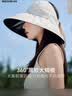 MISSION UV黑胶防晒帽女遮阳帽贝壳太阳帽渔夫帽夏季遮脸防紫外线大帽檐帽子 实拍图