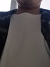 恒源祥长袖t恤男100%纯棉内搭上衣中青年春秋季纯色简约圆领白色打底衫 白色 L 170 （50） 实拍图