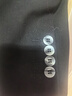 罗蒙（ROMON）【西服+马甲+西裤】男士西服套装职业商务正装结婚礼服黑色2XL 晒单实拍图