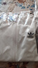 adidas经典三条纹运动连帽夹克外套男女春季阿迪达斯三叶草 亮白   S 实拍图