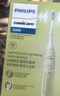 飞利浦（PHILIPS）声波电动牙刷钻石3系 5倍洁齿 5种模式 洁净刷头*2  生日礼物情侣母亲节礼物  HX5161/05抹茶绿 实拍图