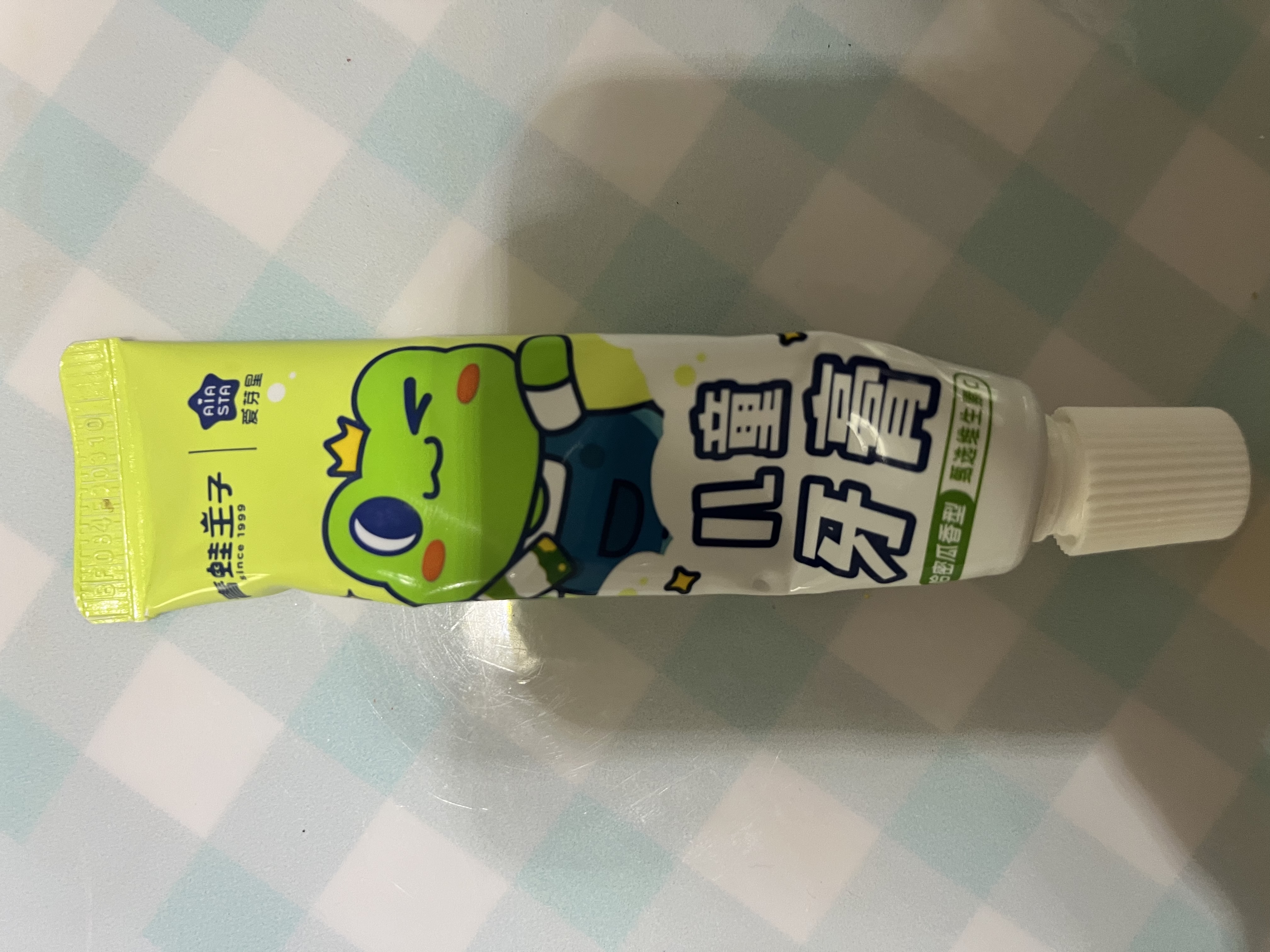 青蛙王子 儿童牙膏45g2-6-12岁无氟无色素 维生素水果味宝宝牙膏 牙膏45g哈密瓜味 实拍图