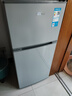 美的（Midea）112L两门小冰箱灰色双温小冰箱迷你家用宿舍租房灵活摆放节能低音深冷速冻 BCD-112CM 实拍图