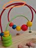 Hape(德国)婴幼儿童串珠绕珠玩具木质早教教具泡泡乐节日礼物E1801 实拍图