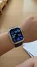 Apple/苹果 Watch S11 智能手表GPS+蜂窝款42毫米银色铝金属表壳雾紫色运动型表带S/M MF9G4CH/B情人节 实拍图
