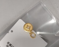 六福珠宝 黄金吊坠铜钱不含项链足金520礼物 计价 L01GTBP0010 约0.73克 实拍图