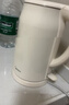 美的（Midea）电热水壶家用烧水壶泡茶0涂层食品级304不锈钢自动断电双层防烫全钢无缝1.5L大容量 MK-HJ1566 实拍图