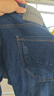 真维斯（Jeanswest）牛仔裤男2026春夏轻商直筒修身牛仔长裤男黑色常规34 实拍图