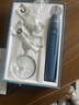 飞利浦（PHILIPS）毕雯珺推荐声波电动牙刷钻石3系 5倍洁齿5种模式 刷头*2 520情人节礼物送男生女友HX5181/02蓝 实拍图