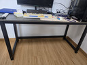 汤能优品电脑桌台式书房办公学习桌家用书桌简约写字桌卧室电竞游戏桌子 灰橡木色160*60CM【40MM钢管】 实拍图