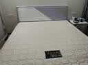 德满居 床 实木床 床现代简约 双人床白色北欧主卧轻奢全实木床婚床 静音床 1.8米*2.0米榫卯满铺床板 实拍图