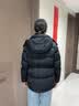 波司登（BOSIDENG）反季羽绒服【小蛮腰】90绒商场同款女90绒可脱卸帽显瘦保暖外套 黑色|8056 S 160/84A 体重约100-110斤 实拍图