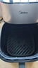 美的（Midea）小炎烤空气炸锅蒸烤一体上下双热源免翻面 多功能家用实用大容量6L 智能可视金属内腔烤箱KZC6054 实拍图