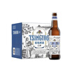 青岛啤酒（TsingTao）精酿白啤 全麦 原麦汁浓度10°P  500ml*12瓶 整箱装 实拍图