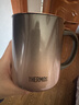 膳魔师（THERMOS）马克杯不锈钢茶杯大容量把手杯保温咖啡杯团购生日礼物TEMC 【镀钛茶漏】日暮金 400ml 实拍图