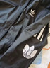 adidas简约三条纹跑步运动立领夹克外套男装秋季阿迪达斯官方 黑色/白（推荐选大一码）   XL 实拍图