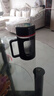 新款玻璃杯商务防爆把手大容量手柄办公室泡茶水杯防摔男女杯子 活动商务黑【两款随机发】 500ml 实拍图