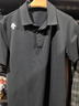 迪桑特（DESCENTE）DESCENTE迪桑特TRAINING系列男士吸湿速干D-TOUGH短袖POLO衫新品 BK-黑色 M (170/92A) 实拍图