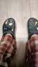 卡骆驰（CROCS）贝雅卡骆班洞洞鞋轻便耐磨一脚蹬休闲鞋女鞋时尚沙滩鞋|205089 白/深蓝-126(含智必星) 36 /37(220mm) 实拍图