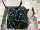 CHARLES&KEITH迷你菱格流浪包单肩斜挎双肩包包女包生日520礼物CK2-60782390 【S号】Black黑色 S 实拍图