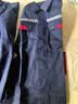 AETEL防静电工作服套装男春秋长袖劳保服电焊汽修工装印制 藏蓝180 实拍图