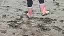 柠檬宝宝儿童雨鞋男女童雨靴防水防滑小孩上学水鞋束口户外轻便 实拍图