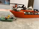 乐高（LEGO）积木城市组60504 海岸警卫队救援船直升机男女孩儿童玩具生日礼物 实拍图